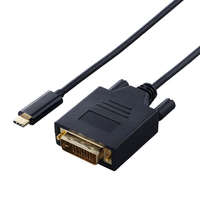 エレコム USB Type-C(TM) - DVI変換ケーブル(2.0m) ブラック CAC-CDVI20BK2