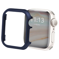 GAACAL Apple Watch Series 4-6/SE1-2 [40mm]用メタリックフレーム ネイビー W00114N2