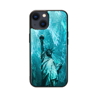ikins iPhone 15用天然貝ケース 自由の女神 I25467I15