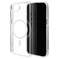 ラスタバナナ iphone17e/16e用 rhinox ﾊｲﾌﾞﾘｯﾄﾞｹｰｽ tpu×ｱｸﾘﾙ magsafe対応 クリア 8642IP5EHAMCL