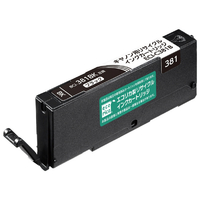 エコリカ 互換リサイクルインクカートリッジ ブラック ECI-C381B