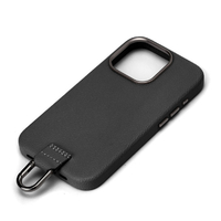 PGA iPhone 15 Pro用PUレザーケース ブラック PG-23BPU01BK