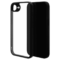 ラスタバナナ iphone17e/16e用 rhinox 極限保護 ﾊｲﾌﾞﾘｯﾄﾞｹｰｽ tpu×ｱｸﾘﾙ ブラック×クリア 8644IP5EHALBK