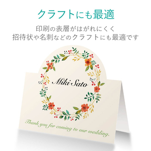 エレコム クラフト用スーパーファイン紙(A4、標準、片面100枚) EJK-SHCA4100-イメージ7