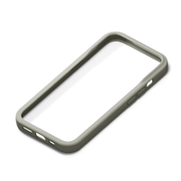 PGA iPhone 15 Pro用ソフトバンパー グレージュ PG-23BBP02GG