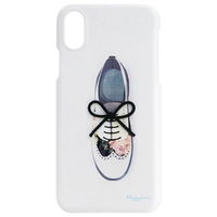 Happymori iPhone XS Max用ケース Flower Shoe Bar オックスフォード HM14482I65