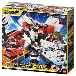 タカラトミー トミカ ジョブレイバー TJBDX エクシードジョブレイバー 警察消防救急 超越DXセット ﾄﾐｶJBDXｴｸｼ-ﾄﾞﾁﾖｳｴﾂDXｾﾂﾄ-イメージ8
