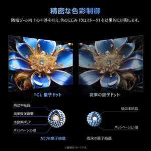 TCL 4K QLED液晶テレビ e angle select 55T69D-イメージ13