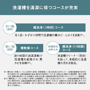 パナソニック 全自動洗濯機 洗濯・脱水容量5kg オリジナル ホワイト NA-F5BE5-W-イメージ7