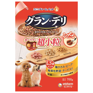 ユニ・チャームペットケア グラン・デリ ふっくら仕立て 食べやすい超小粒 13歳以上用 700g ｸﾞﾗﾝﾃﾞﾘﾁﾖｳｺﾂﾌﾞ713ｻｲ700G-イメージ1