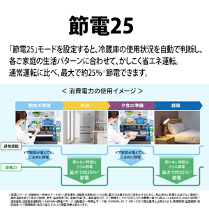SHARP 【両開き】408L 冷蔵庫 プラズマクラスター冷蔵庫 シルキーマットホワイト SJ-XW41R-W-イメージ14