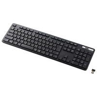 エレコム 無線薄型フルキーボード ブラック TK-FDM110TKBK