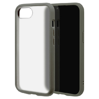 ラスタバナナ iphone17e/16e用 flexguard ﾊｲﾌﾞﾘｯﾄﾞｹｰｽ tpu×pc グレー×フロストホワイト 8669IP5EHPGRYFW