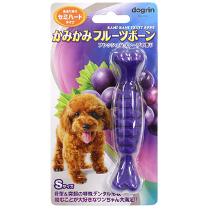 スーパーキャット かみかみフルーツボーン セミハード(Sサイズ グレープ) SCｶﾐｶﾐﾌﾙ-ﾂﾎﾞ-ﾝSｸﾞﾚ-ﾌﾟ-イメージ1