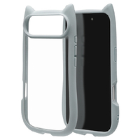 ラスタバナナ iPhone Air用MIMI 猫耳ケース TPU×PC スモーキーブルー 9077IP5CHPSBL