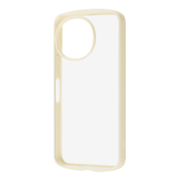 レイ・アウト AQUOS sense10/sense9用Puffull 耐衝撃 バンパー ハイブリッドケース ミルクホワイト RT-AQM6CMD1/MLW