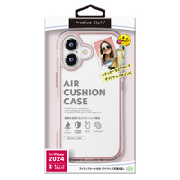 PGA iPhone 16用エアクッションケース サクラ PG-24APTA03PK