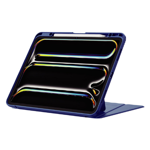 ESR iPad Pro 11インチ(M5/M4)用Flip ペンホルダー付きハイブリッドケース ブルー ES28511-イメージ2
