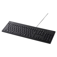 BUFFALO 有線スタンダードキーボード ブラック BSKBU12BK