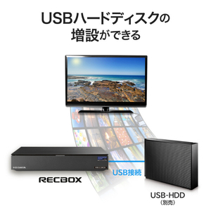 I・Oデータ スマホ対応ハイビジョンレコーディングハードディスク「RECBOX」12TB（受注生産） HVL-RS12-イメージ7