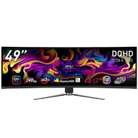 MSI MPG 491CQPX QD-OLED 液晶ディスプレイ 黒 MPG-491CQPX-QD-OLED