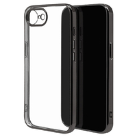 ラスタバナナ iphone17e/16e用 極限保護tpuﾒﾀﾙﾌﾚｰﾑｹｰｽ ブラック 8684IP5ETPLBK