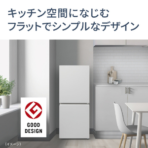 パナソニック 【右開き】156L パーソナル冷凍冷蔵庫 マットブラック NR-B16C3-K-イメージ6