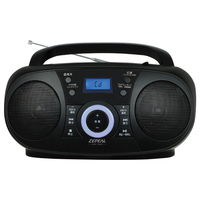 ZEPEAL CDラジオ ZEPEAL ブラック DCR-WS210-BK
