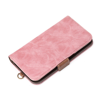PGA iPhone 15 Plus用フリップカバー ダスティピンク PG-23CFP03PK