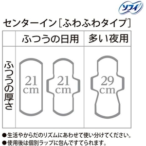 ユニ・チャーム センターイン ふわタイプ ふつうの日 羽無 24枚×2個 FCE906U-イメージ5