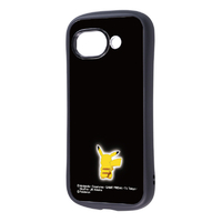 レイ・アウト Google Pixel 10a用/ ポケットモンスター / Puffull 衝撃吸収 バンパー ハイブリッドケース ピカチュウ_シルエット3 RC-PGP10ACMD2B/PK75