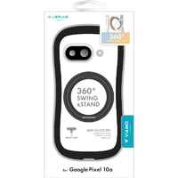 MSソリューションズ Google Pixel 10a用 360度回転スタンド付き・耐衝撃ハイブリッドケース 「ViAMO mag swing」 ブラック LN-26SP1VMMSBK