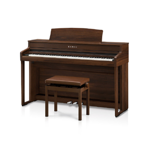 KAWAI 電子ピアノ【高低自在椅子＆ヘッドホン付き】 モカウォルナット調仕上げ CA501MW-イメージ1
