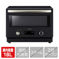 SHARP オーブンレンジ 18L ワイドフラットタイプ ブラック RE-SD18C-B