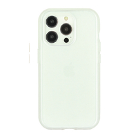 グルマンディーズ iPhone 16 Pro用耐衝撃ケース IIIIfit Clear フロスト IFT-174FR