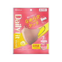 アイリスオーヤマ DAILYFITMASK ふつう 7枚 ピンクベージュ FCJ396K-RN-DH7SPB