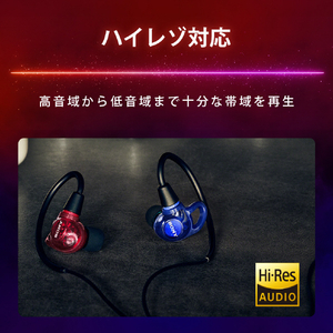 SONY ソニー インイヤーモニターヘッドフォン レッド&ブルー IER-M500 Z-イメージ8