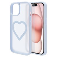 ラスタバナナ iPhone 15/14/13用Mignu TPU×PCケース ブルー＊フロストブルー 9116IP361HPFBL