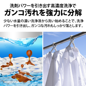 SHARP 5．5kg全自動洗濯機 ホワイト系 ES-GE5K-W-イメージ5