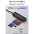 エレコム USB-Aケーブル付き メモリーカードリーダー ブラック MR3-C30BK-イメージ4