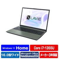 NEC 16型高性能ノートブック e angle select LAVIE N16 オリーブグリーン PC-N1675KAE-E5