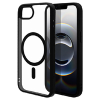 ラスタバナナ iphone17e/16e用 rhinox 磁力充電対応 ブラック＊クリア 9129IP5EHABK