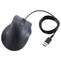 エレコム 静音 有線マウス 5ボタン XLサイズ EX-G ブラック M-XGXL30UBSKBK