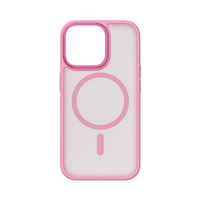 MOMAX iPhone 15 Pro Max用Magsafe対応ケース Play アムールピンク MM25555I15PM