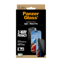 PanzerGlass iPhone 17 Pro PanzerGlass 2-Way Privacy Screen Protector UWF 治具付き PG25586