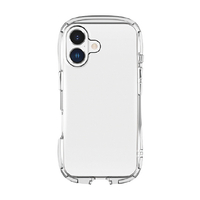 グルマンディーズ iPhone 16用クリスタルケース クリア GMD-29CL