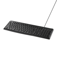 バッファロー USB接続 有線スタンダードキーボード ブラック BSKBU110BK