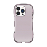 グルマンディーズ iPhone 16 Pro用クリスタルクリアケース ライトピンク GMD-30LPK