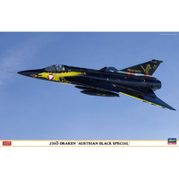 ハセガワ 1/48 J35O ドラケン “オーストリアン ブラック スペシャル” 07565J35OEﾄﾞﾗｹﾝｵ-ｽﾄﾘｱﾝBK