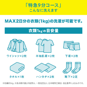 アイリスオーヤマ 全自動電気洗濯機 5．0kg ブラック ITW-50B01-B-イメージ4